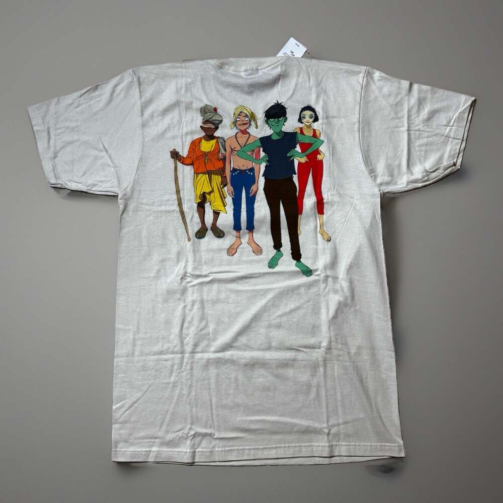 Gorillaz The Mountain Group T-Shirt 2-Sided Size MEDIUM New With Tags